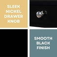 thumbnail image 5 of Pemberly Row End Table in Black Wood Finish, 5 of 7
