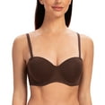 thumbnail image 5 of MELENECA Women's Strapless Bra for Large Bust Back Smoothing Plus Size with Underwire Espresso 34C, 5 of 6