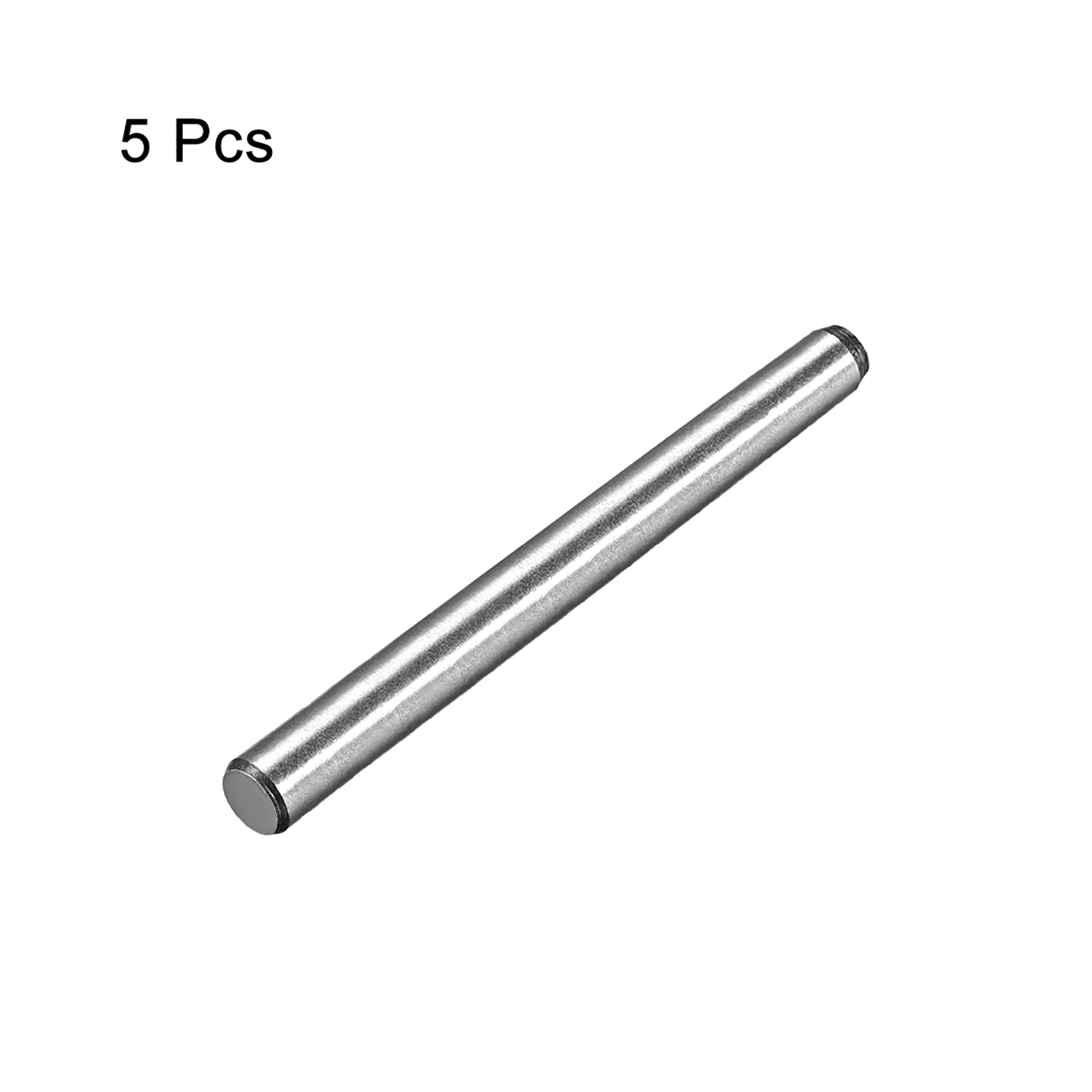 45# Carbon Steel GB117 70mm Length 6mm Small End Diameter 1:50 Taper Pin 5Pcs 