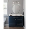 thumbnail image 2 of Hinton Collection Three-Light Brushed Nickel Farmhouse Bath Vanity Light, 2 of 8