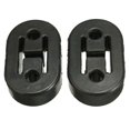 thumbnail image 1 of 2/4PCS Universal Car Rubber Exhaust Hanger Bushing Support Pipe Mount Mounting Bracket Hanger Insulator 2 Holes Muffler, 1 of 5