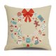 thumbnail image 1 of Matsuzay Funda de almohada navideña con estampado de Navidad, funda de cojín para sofá, funda de almohada decorativa para el hogar, sofá, Navidad, Kits de decoración para fiestas No.05 Matsuzay HA007803-05, 1 of 6