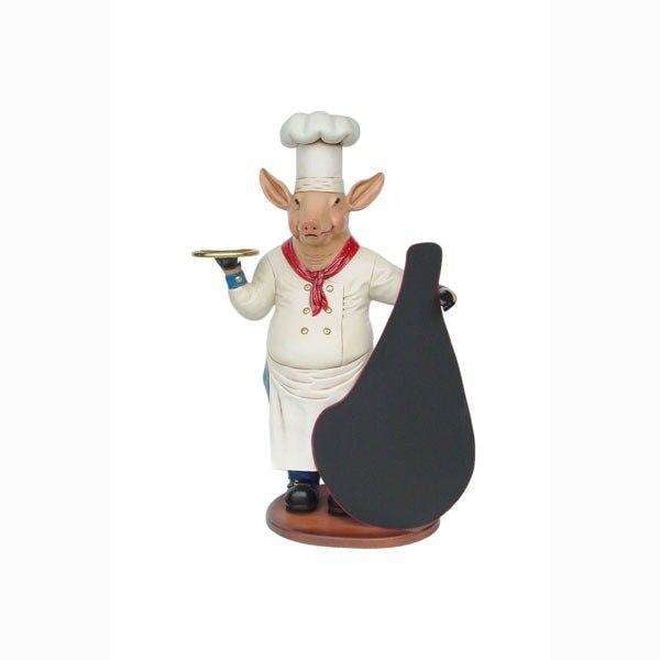 Pig Butler Life Size Statue