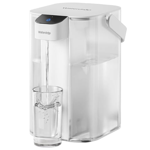 Restored Waterdrop Electric Water Filter Pitcher, Reduce 99.6% of Lead and 45+ Impurities, 200-Gallon Rechargeable Water Dispenser (Refurbished)