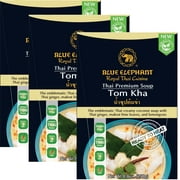 Blue Elephant Royal Thai Cuisine, Thai Premium Soup, 8.8oz, Tom Kha Soup, 3-Pack