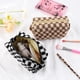 thumbnail image 2 of 2 Pieces Makeup Bag Checkered Cosmetic Bag Pink Green Makeup Pouch Travel Toiletry Bag Organizer Cute Makeup Brushes Storage Bag for Women, 2 of 4