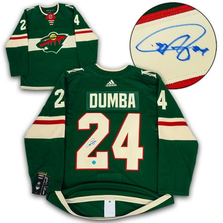 Matt Dumba Minnesota Wild Autographed Adidas Authentic Hockey