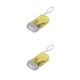 thumbnail image 2 of Linterna Soidarity Wind Up Torch mano de obra fina Bombillas LED Amarillo 2piezas, 2 of 6