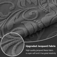 thumbnail image 6 of TOPCHANCES Jacquard Sectional Sofa Covers, 3-Piece Stretch Couch Slipcovers Furniture Protector for 7-Seater L-Shaped Corner Sofas ( Dark Gray ), 6 of 9