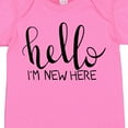 thumbnail image 4 of Inktastic Hello, I'm New Here Hand Drawn Type Boys or Girls Baby Bodysuit, 4 of 5