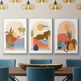 thumbnail image 2 of Paper Scene I - Framed Premium Gallery Wrapped Canvas L Frame 3 Piece Set - Ready to Hang, 2 of 9