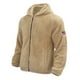 thumbnail image 4 of Gibobby Sudadera polar hombre Sudadera de forro polar con capucha y cremallera completa para hombre sudaderas ligeras con bolsillos con cierre(Caqui,M), 4 of 5