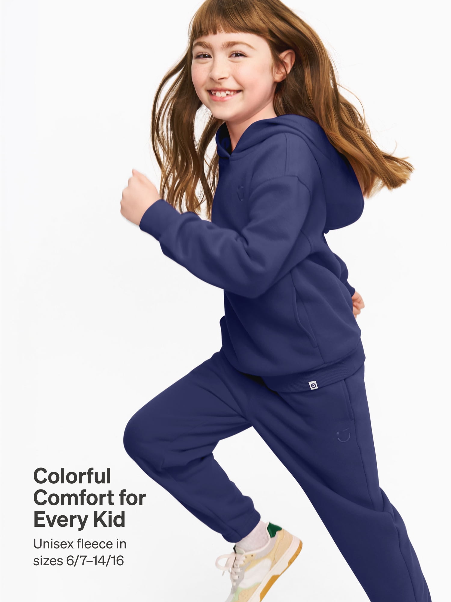 Color Mix by Garanimals Kids Fleece Hoodie, Sizes 6–16