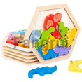 thumbnail image 3 of For Wooden Jigsaw Puzzle Childrens Intelligence Puzzle Marine Style, 3 of 5