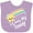 Lavender, variant on Inktastic I Love My Daddy Boys Girls Star Rainbow Boys or Girls Baby Bib