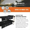 thumbnail image 2 of Disc-O-Bed 2XL Cam-O-Bunk Benchable Double Cot w/Organizers, Black, 2 of 8