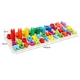 thumbnail image 2 of Montessori Wood blocks of number Clasificación Puzzle Tablero Juguetes De Aprendizaje Estilo_3 Macarena Juguetes de apilamiento matemático, 2 of 6