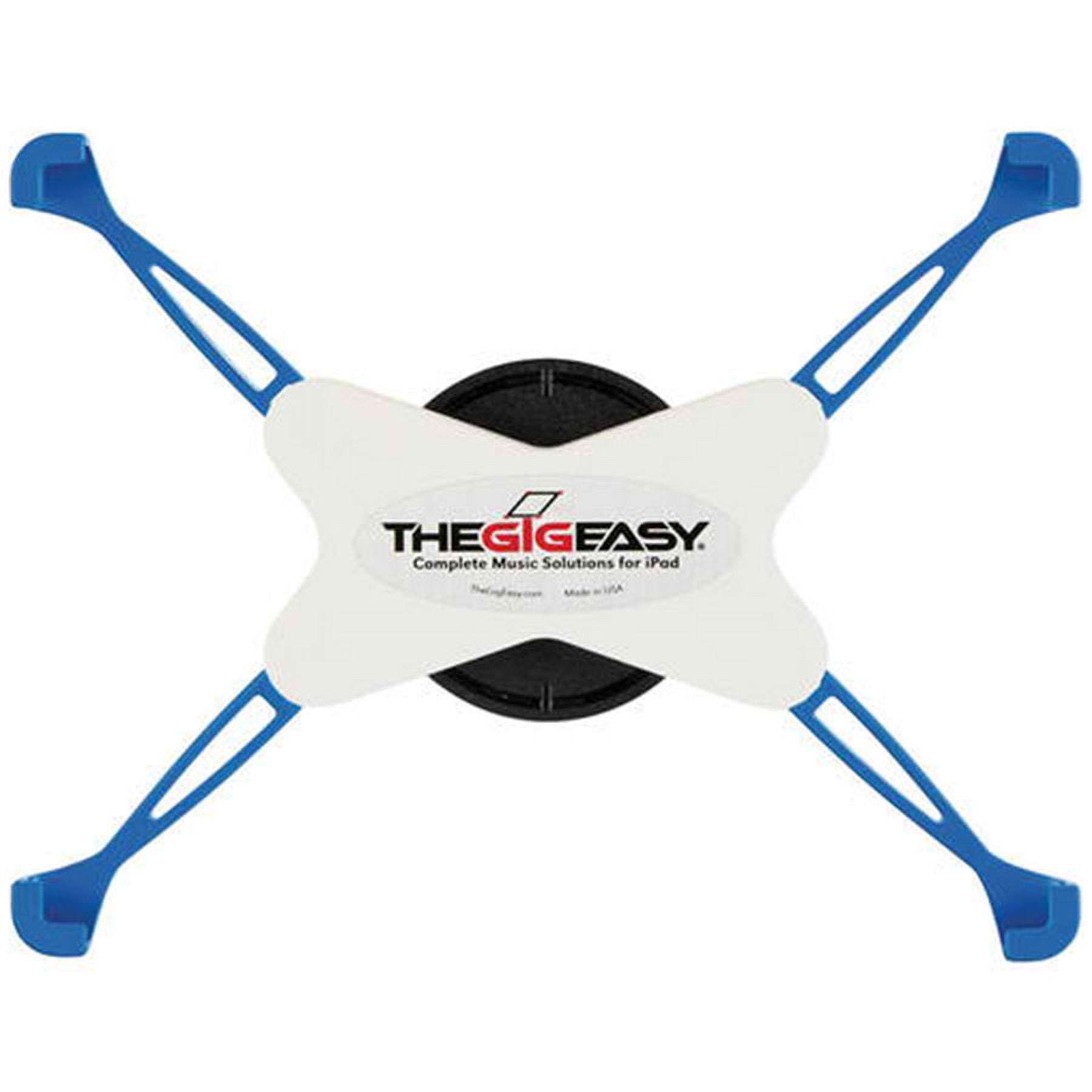 GigEasy SM2BLW Mic Stand Mount for iPad 2 3 4 Blue Arms & White Body