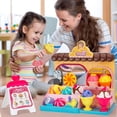 thumbnail image 1 of Ice Cream Play Set, Portable Ice Cream Toy Cookie Play Set, Slice and Bake Cookies, Ice Cream Toys Set Pretend Play Food Store for Serve Ice Cream Counter Shop Kitchen Playset, 1 of 6