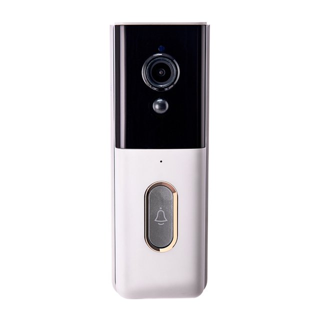 Vídeo Timbre WiFi Inalámbrico 1080P HD Visión Nocturna Blanco