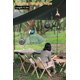 thumbnail image 2 of Percha portátil multifuncional para acampar (roja), tienda de campaña al aire libre, ropa para acampar con 8 ganchos, eslinga de viaje portátil ajustable a prueba de viento, 2 of 5