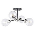 thumbnail image 2 of Vaxcel Orbit 20" 4-Light Semi Flush Mount Ceiling Light C0133 Oil Rubbed Bronze, 2 of 10