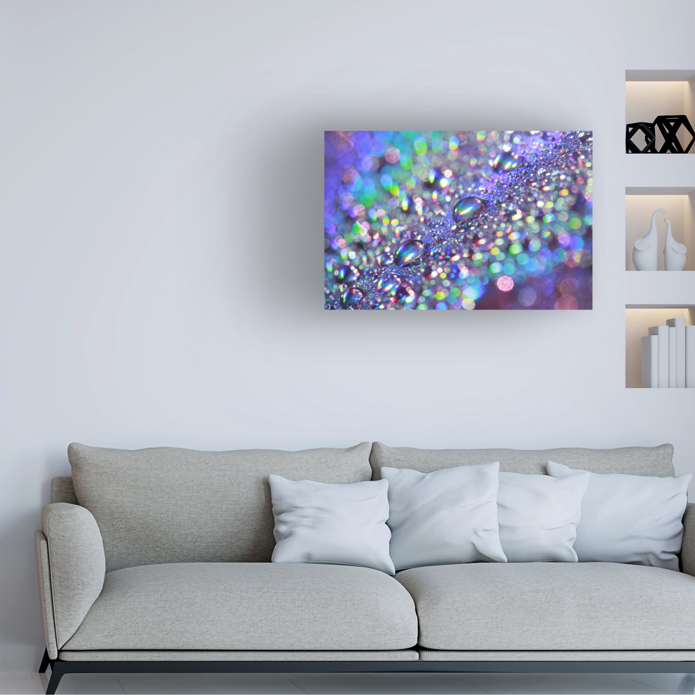 Trademark Fine Art "Colours of Rainbow" Canvas Art by Beata Czyzowska Young