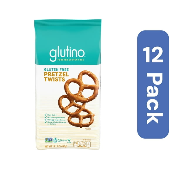 Glutino Family Bag Pretzels 14.1 oz (Pack Of 12)