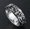 7, variant on Men New Skull Ring Fashion Punk Silver Stainless Steel Hand Make World Ring -12