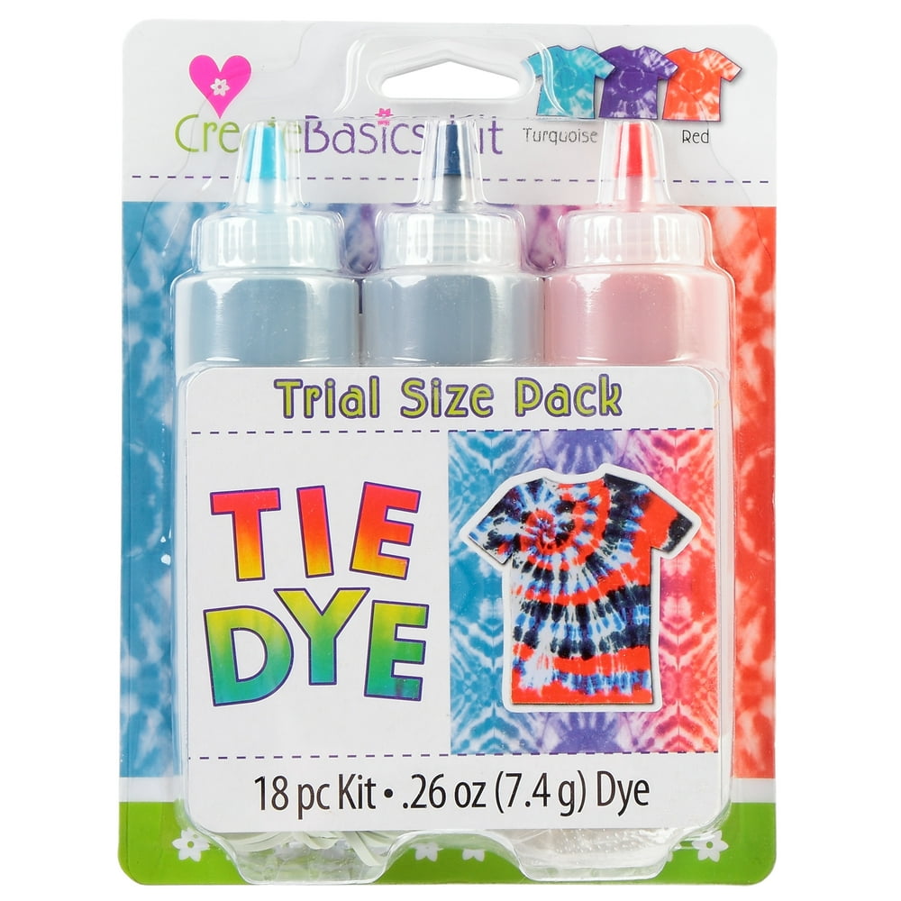 Create Basics 3 Color Tie Dye Kit Nautical, Trial Size Pack Walmart