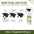 thumbnail image 6 of Neem & Peppermint Plant Spray for Garden, Vegetables & Indoor Plants – Botanical Leaf Care Mist, Supports Clean Healthy Leaves, Ready-to-Use Garden Spray for Fruits, Herbs & Houseplants, 6 of 7