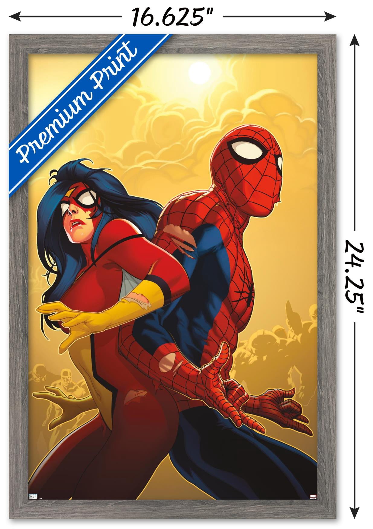 Marvel Comics - Spider Woman - New Avengers #59 Wall Poster, 14.725" x 22.375", Framed