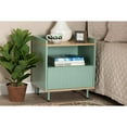 thumbnail image 4 of Baxton Studio Tavita Two-Tone Mint Green and Oak Brown Wood 1-Drawer End Table, 4 of 11