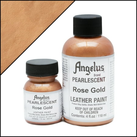 UPC: 0086366714560 | Angelus® Pearlescent Leather Paint  1 oz.  Rose Gold