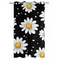 thumbnail image 2 of nqOlkjepod Outdoor Curtains for Patio Waterproof, Botanical Daisy Outdoor Privacy Panels Grommet, Spring Flowers Branch Stems Blackout Outside Curtains for Porch/Cabana/Pergola 54"x95", 1 Panel, 2 of 8