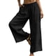thumbnail image 4 of Pantalones Sueltos Casuales de Mujer con Cuello en V en Color Sólido para Uso Diario, Viajes Y Estilo Callejero, 4 of 8