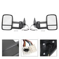 thumbnail image 5 of Pair of Electric Extendable Towing Mirrors for Mitsubishi Triton 2015+ Black, 5 of 5