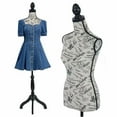 thumbnail image 1 of Mannequin Torso Body Manikin Body Female Dress Form 60”-67” Height Adjustable Clothing Forms Easy to Move Woman Mannequin with Tripod Wooden Base, CM, 1 of 7