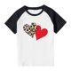 thumbnail image 3 of Blusas y camisas de manga corta con cuello redondo para niños y niñas, blusa de manga corta con estampado de cuello redondo, 3 of 7