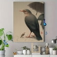 thumbnail image 4 of Vintage Bird and Umbrella Canvas Painting，Wall Art Decor for Living Room Bedroom Dining Room, 4 of 8
