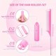 thumbnail image 4 of 43 Pieces Foam Sponge Hair Rollers Set Soft Sleeping Hair Curlers 0.59 Inch Flexible Hair Styling Sponge Curler And Stainless Steel Rat Tail Comb Pintail Comb, 4 of 4