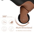 thumbnail image 5 of 3 Piece Set Suitcase, Expandable Lightweight Hardside Travel Suitcase with Spinner Wheels and TSA Lock, Carry On Luggage Suitcase with Adjustable Telescoping Handle, Black Brown, 5 of 8