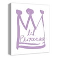 thumbnail image 2 of Creative Products Little Princess Purple 16x20 Canvas Wall Art, 2 of 5