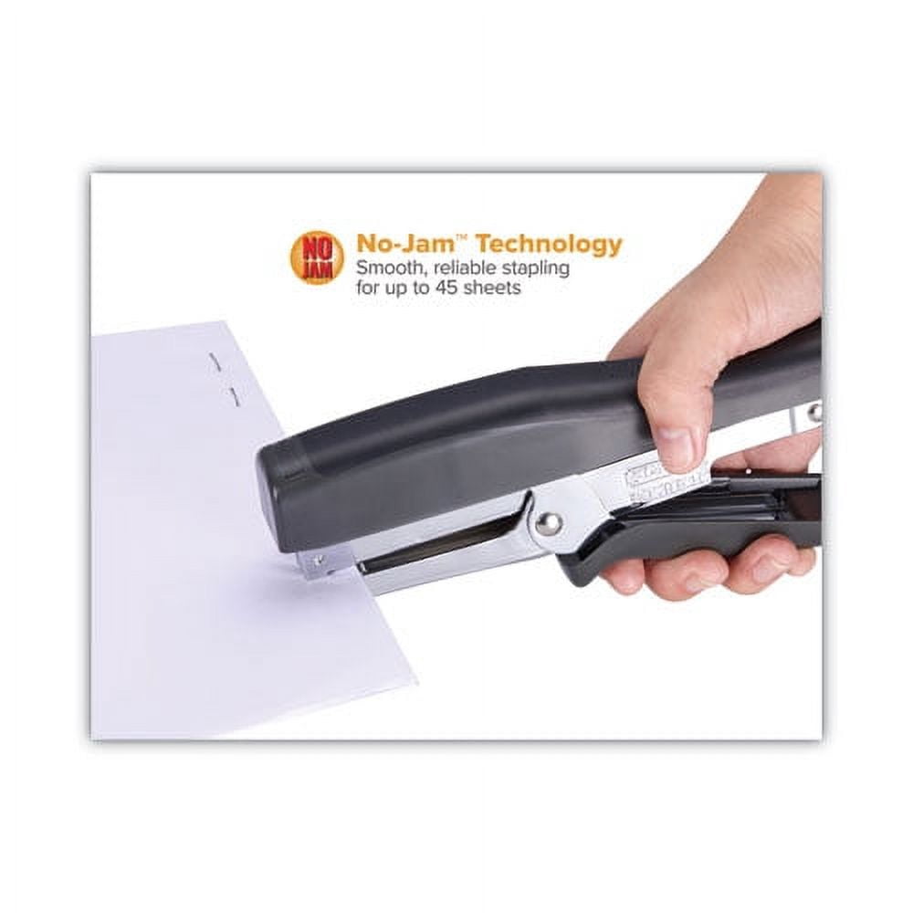 B8 Xtreme Duty Plier Stapler, 45-Sheet Capacity, 0.25" To 0.38" Staples, 2.5" Throat, Black/charcoal Gray | Bundle of 10 Each