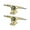 Gold Satin, variant on Paris Truck Co. V3 Skateboard Trucks Polished - Hanger 7" Axle 9.6" (Set of 2)