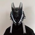thumbnail image 3 of LED Halloween Party Decoration Masks Cool Handmade Cyberpunk Masks Mechanical Sci-fi Full Face Masks For Men, 3 of 4