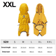 thumbnail image 2 of Chubasquero para perros, chubasquero plegable para mascotas con sudadera con capucha extraíble, poncho reflectante para cachorros, chubasquero ligero para mascotas con orificio para correa y, 2 of 5