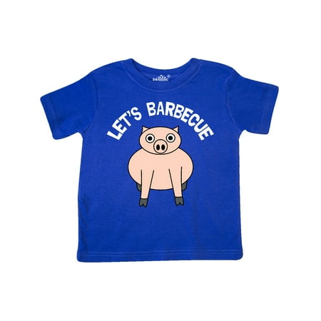 

Inktastic Let s Barbecue White Text Gift Toddler Boy or Toddler Girl T-Shirt