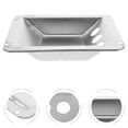 thumbnail image 2 of WEUVEB Vintage Ashtray Ashtray Stainless Steel Recycling Container Hotels 1Pcs, 2 of 8