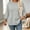 A135 Gray, variant on Women's Quilted Tunic Tops 3/4 Sleeve Shirts Crewneck Casual Waffle Knit Blouses Loose Fit Fall Pullover T-Shirts Basic Cozy Lounge Everyday Work Wear